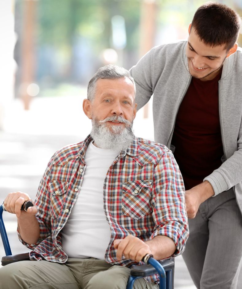 אבא ובן - תמונת אווירה